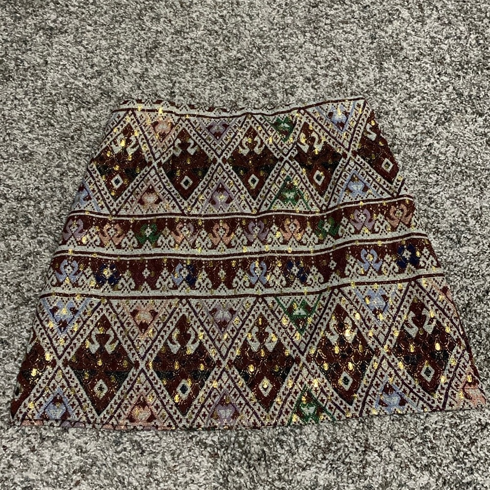 Cute mini skirt with glitter accents